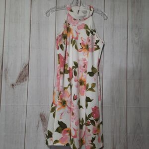 En Focus‎ Dress Ladies size 8 Classic Core Sleeveless Floral